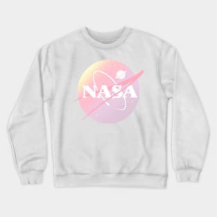 NASA pink Crewneck Sweatshirt